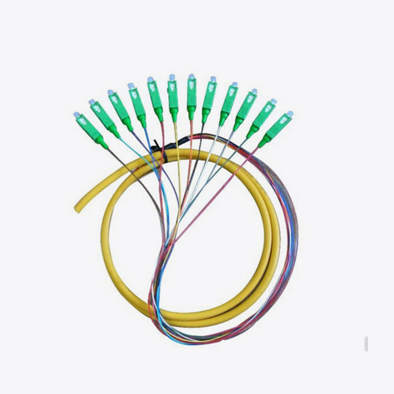 Multi-teras Fiber Optic Cable Fan-Out Pigtail SC LC ST