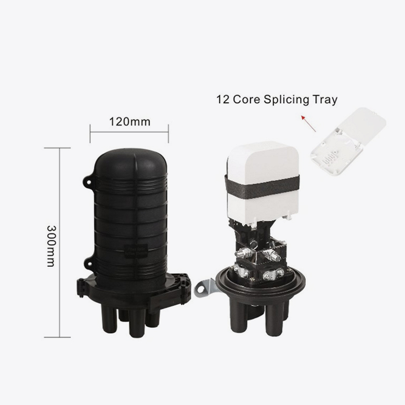 T6-105H 48 Penutupan Splice Fiber Optik Teras