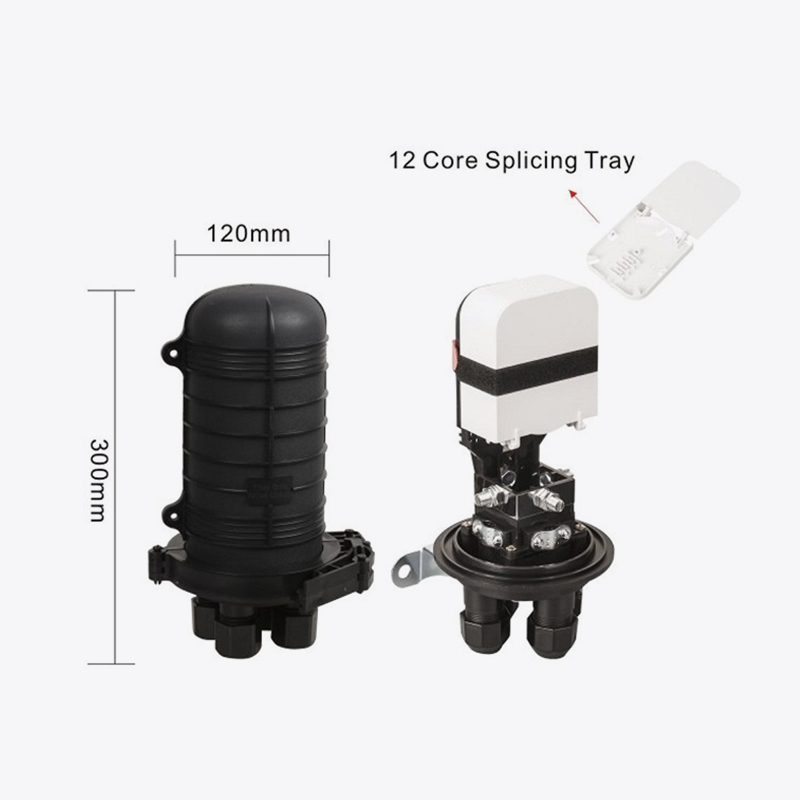 T6-105M 48 Penutupan Splice Fiber Optik Teras